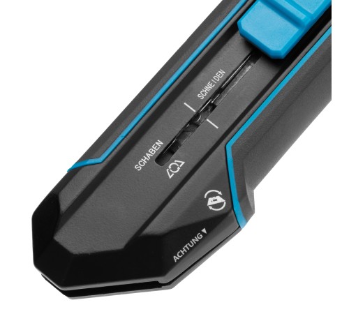 Нож-скребок выдвижной, 19мм, сменное лезвие, SK2, 5 запас. лезвий, алюмин. корпус GROSS