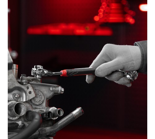 Ключ универсальный 48 в 1, СrV, 8-19мм, Spline Matrix