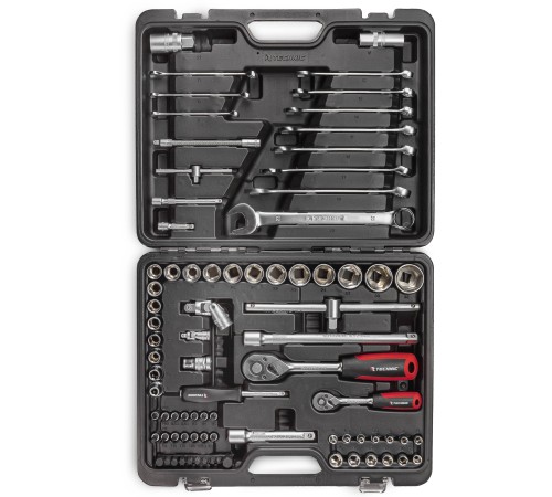 RUNTEC RT-HT82T Набор ручных инструментов RUNTEC TECHNIC 82 предмета 1/2", 1/4"