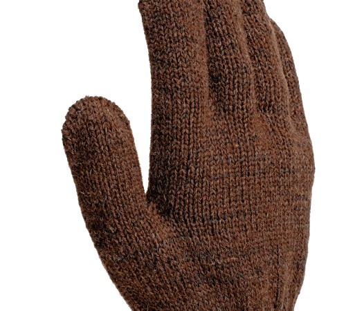Перчатки трикотажные, верблюжья и овечья шерсть Сибртех