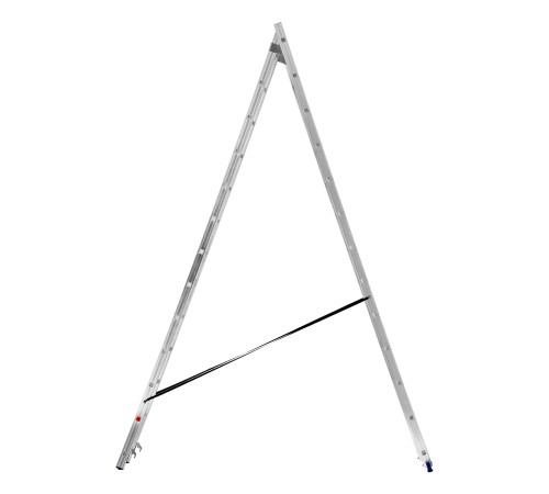 Лестница, 2 х 13 ступеней, алюминиевая, двухсекционная, Сибртех