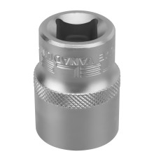 Головка торцевая, 21 мм, шестигранная, CrV, под квадрат 1/2 Stels