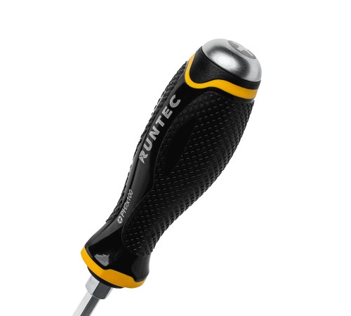 RUNTEC RT-SD3PH2x100 Отвертка RUNTEC PH2 x 100 мм CrV усиленная со сквозным стержнем