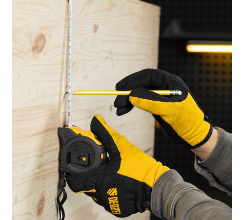 Рулетка 3м х 16мм, обрезиненный корпус, автоматическая фиксация Denzel Рулетка 3м х 16мм, обрезиненный корпус, автоматическая фиксация Denzel