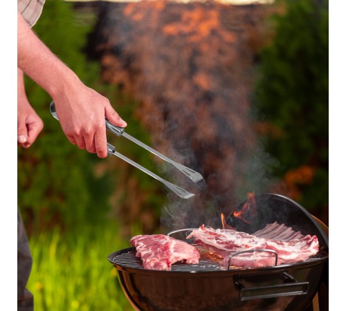 Щипцы для барбекю 37 см, нержавеющая сталь Camping Palisad