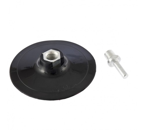 Насадка для дрели и УШМ с липучкой, 115 мм, усиленная (TPU) Matrix