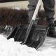 Лопата для уборки снега, полипропилен, 405х410 мм, без черенка