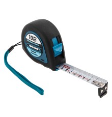 Рулетка "Ergonomisch",10 м x 25 мм,магнитный обрезиненный зацеп Gross