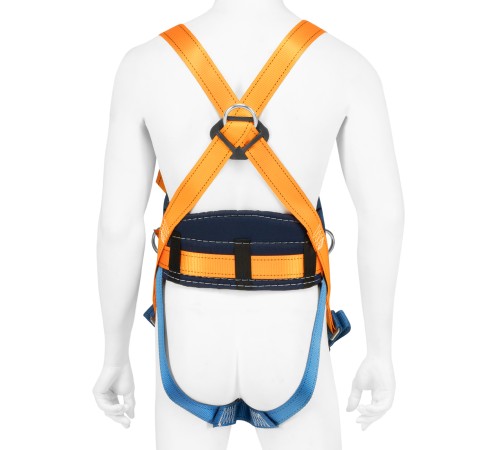 Удерживающе-страховочная привязь, модель УСП II, наплечные и набедренные лямки, высокий кушак Сибртех
