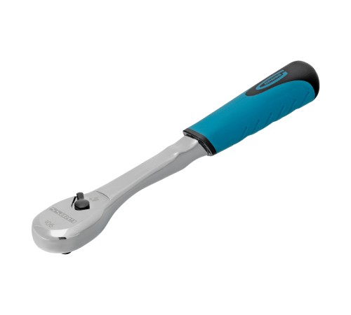 Ключ-трещотка 1/4", CrV, 90 зубьев, усиленный, хром Gross Ключ-трещотка 1/4", CrV, 90 зубьев, усиленный, хром Gross