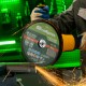 Круг отрезной по металлу, 230 х 2,0 х 22,2 мм, 84%A+16%B, в пленке, 10 шт Сибртех