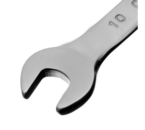 Ключ комбинированный, 10 мм, CrV, матовый хром Matrix