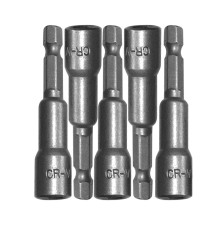 Биты для кровельных саморезов, 8x65мм, 5 шт, магнитные, CrV, Sturm!