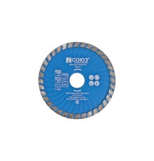 Алмазный диск TURBO WAVE, эффективное охлаждение корпуса, 115х22,2, Союз
