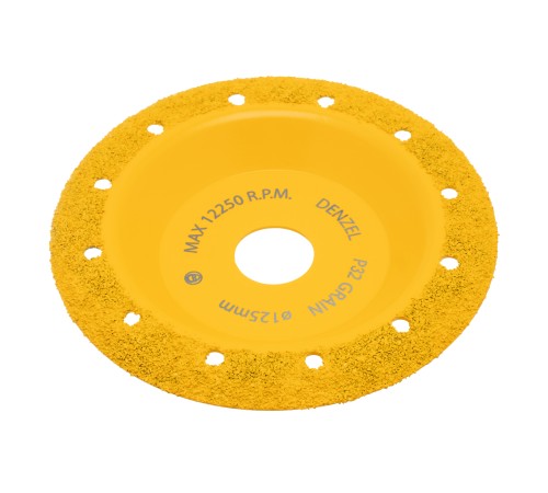 Чашка твердосплавная зачистная,125 мм, Наклонная, мелкое зерно #32// Denzel