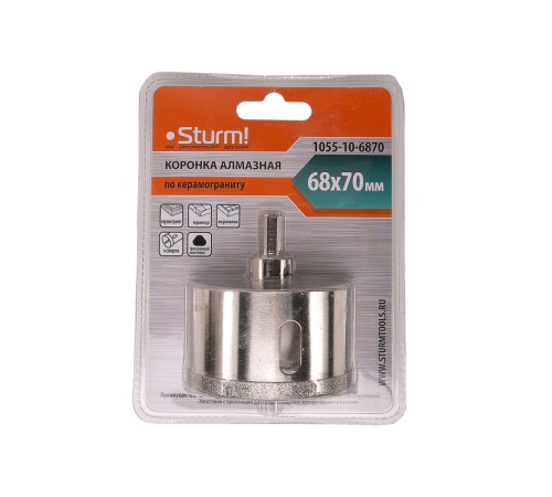 Коронка алмазная Sturm! 1055-10-6870