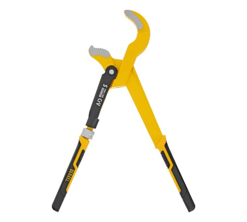 Ключ трубный рычажный №1, 1", цельнокованый, CrV, тип "S" Denzel