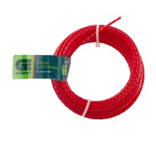 Леска для триммера квадратная витая, 2.4 мм х 10 м, Сибртех