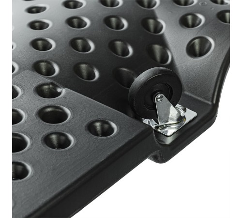 RUNTEC RT-CRP06 Лежак пластиковый на 6 колесах RUNTEC RT-CRP06 Лежак пластиковый на 6 колесах