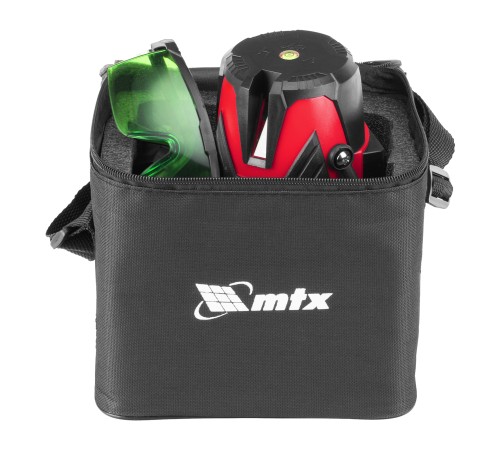 Лазерный уровень MXL GREEN, 30 м, зеленый луч, акк. Li 2400 mAh, сумка, резьба 5/8" MTX