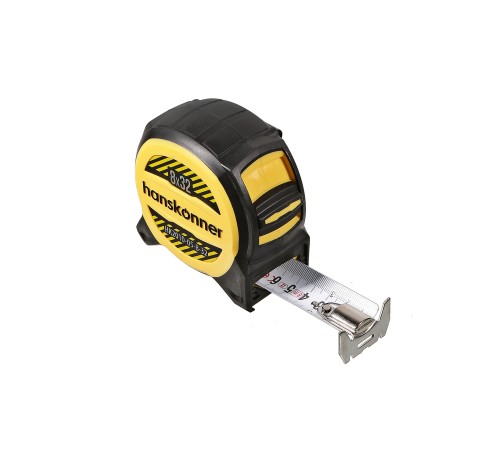 Рулетка 8x32мм, двухсторонняя, нейлон, двойной мощный магнит, Hanskonner