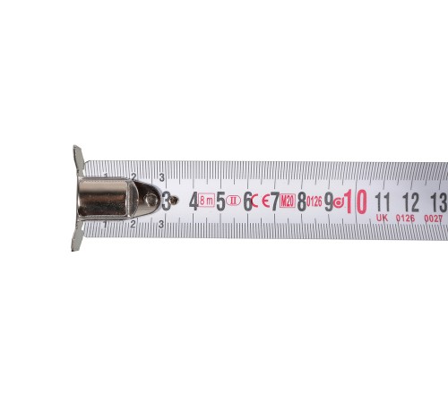 Рулетка 8x32мм, двухсторонняя, нейлон, двойной мощный магнит, Hanskonner