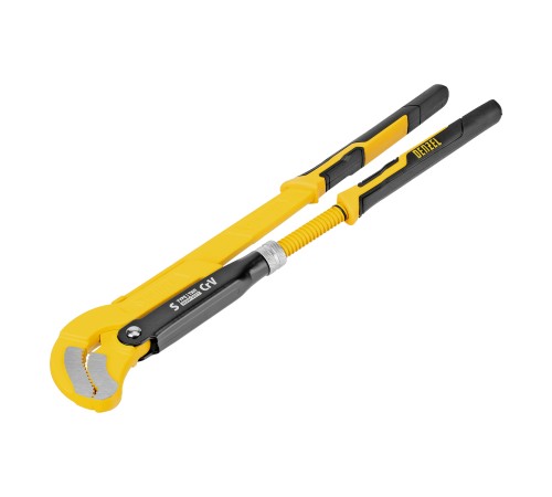 Ключ трубный рычажный №2, 1,5", цельнокованый, CrV, тип "S" Denzel