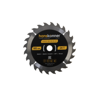 Пильный диск по дереву ArmorPiercing 185x20/16мм, 24 зуба, Hanskonner