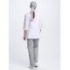 Костюм женский Канди (тк.ТиСи,120), серый/белый