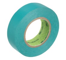 Изолента ПВХ, 19 мм х 20 м, зеленая Сибртех