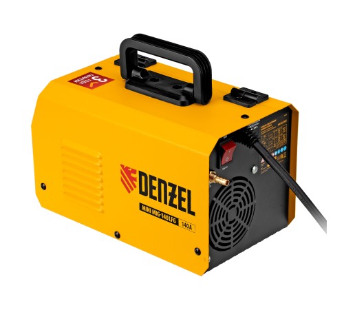 Аппарат инвертор. полуавтомат. сварки Mini MIG-140LFG, 140 А, ПВ 60%// Denzel