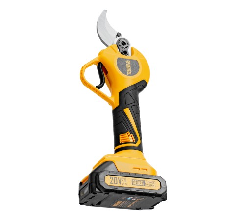 Секатор аккумуляторный, бесщет., CP-30BL, Li-Ion, 20 В, лезвия SK5 // Denzel