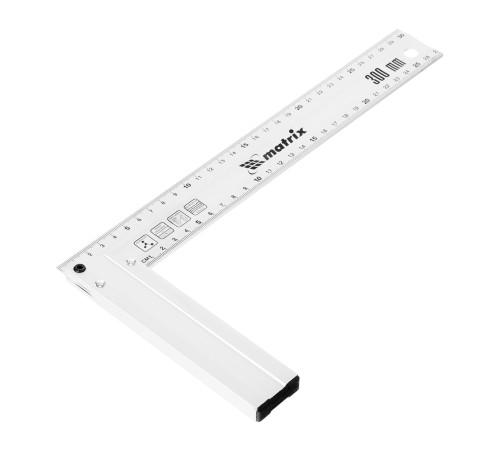 Угольник, 300 мм, алюминиевый, литой Matrix