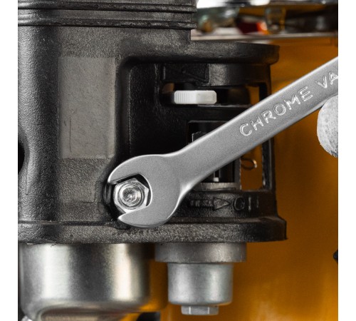 Ключ комбинированный, 10 мм, CrV, матовый хром Matrix