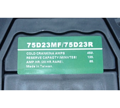 Аккумулятор свинцово-кислотный (WET) 12В/65Ач 230х170х200 для тележек EHLS1000N\15