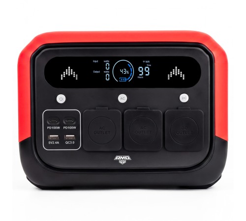 Портативная электростанция AMO PS 700 Pro красная