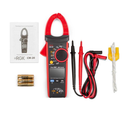 Токовые клещи RGK CM-20 с поверкой Токовые клещи RGK CM-20 с поверкой