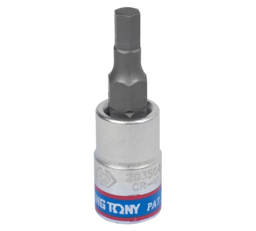 Насадка (бита) торцевая 1/4", Hex, 4 мм, L = 37 мм KING TONY 203504 Насадка (бита) торцевая 1/4", Hex, 4 мм, L = 37 мм KING TONY 203504
