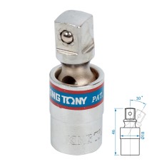 Кардан 3/8", шаровый KING TONY 3794 Кардан 3/8", шаровый KING TONY 3794