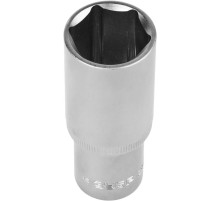 ЗУБР FLANK, 1/2″, 22 мм, удлиненная торцовая головка (27726-22) ЗУБР FLANK, 1/2″, 22 мм, удлиненная торцовая головка (27726-22)