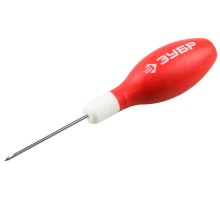 ЗУБР 60 мм, d 2 мм, обрезиненная рукоятка, сапожное шило (09570-2)