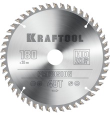 KRAFTOOL Precision, 180 х 20 мм, 48Т, пильный диск по дереву (36952-180-20) KRAFTOOL Precision, 180 х 20 мм, 48Т, пильный диск по дереву (36952-180-20)