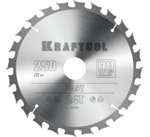 KRAFTOOL Fast, 250 х 30 мм, 24Т, пильный диск по дереву (36950-250-30) KRAFTOOL Fast, 250 х 30 мм, 24Т, пильный диск по дереву (36950-250-30)