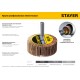 STAYER P180, 30х15 мм, круг шлифовальный лепестковый на шпильке 36606-180