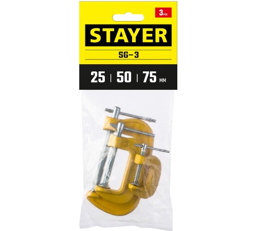 STAYER G 25,75,50 мм, струбцина 3212-H3_z03