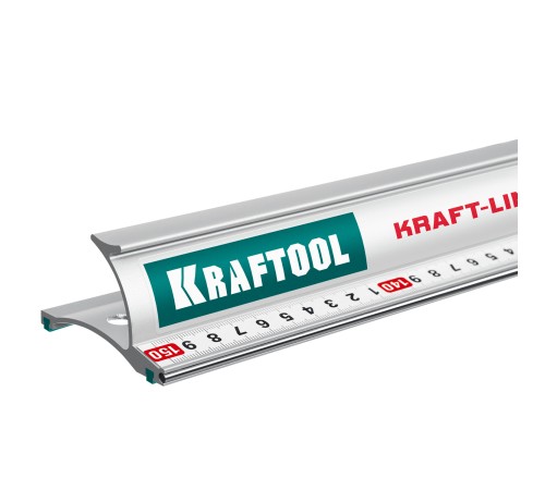 KRAFTOOL KRAFT-LINE, 1.5 м, усиленная алюминиевая линейка со стальной направляющей (34275-150) KRAFTOOL KRAFT-LINE, 1.5 м, усиленная алюминиевая линейка со стальной направляющей (34275-150)