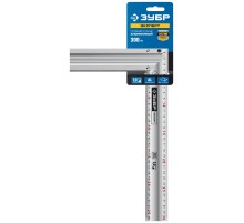 ЗУБР ЭКСПЕРТ 300 мм, жесткий столярный угольник, Профессионал (34392-30)