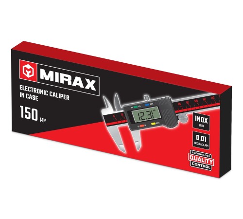 MIRAX 150 мм, электронный стальной штангенциркуль (34413-150)