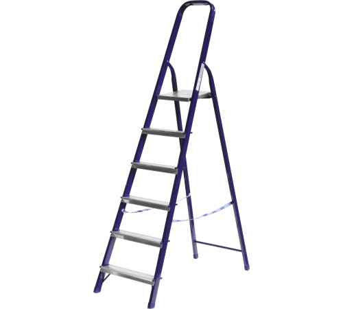 СИБИН число ступеней 6, сталь, максимальная нагрузка 150 кг, лестница-стремянка 38803-06