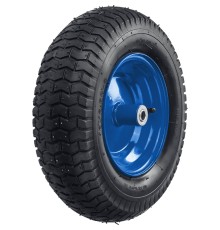 ЗУБР КПВ-1, 6.5″ х 390 мм, для тачки (арт. 39907), стальной диск, подшипник - 16 мм, пневматическое колесо, Профессионал (39902-1)